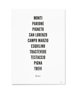 Poster Wijck 30x40 Rome city
