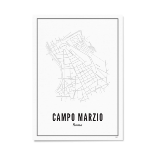 Poster Wijck 21x30 Roma-Campo Marzio