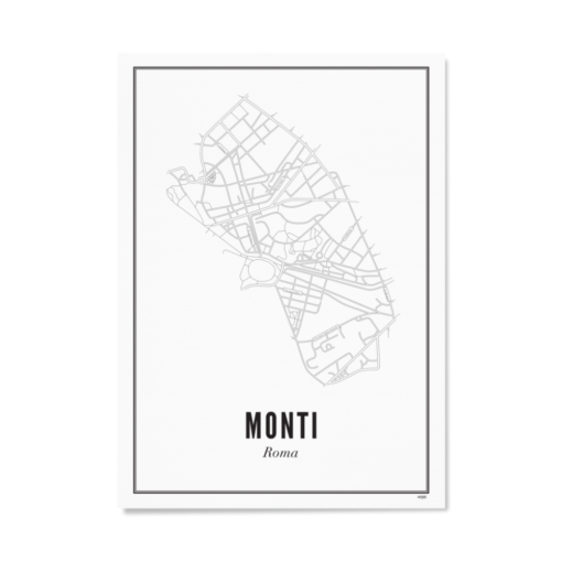 Poster Wijck 21x30 Rome-Monti