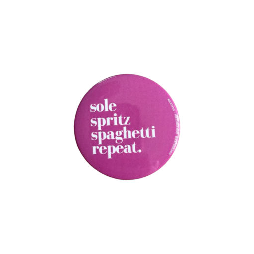 Specchietto Sole Spritz Spaghetti Repeat nero