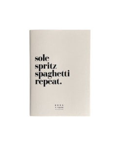 Taccuino Sole Spritz Spaghetti Repeat Grigio